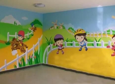 北川幼儿园墙体彩绘制作流程及注意事项