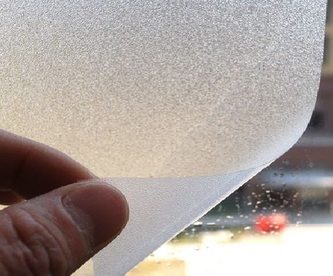 北川玻璃门外面粘广告用什么材料好？